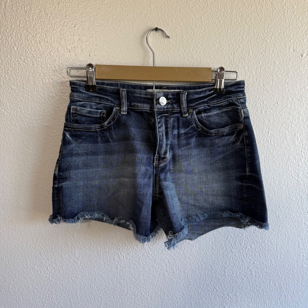 BKE Denim Payton Size 27 Dark Wash Denim Shorts Western Country Rodeo Festival